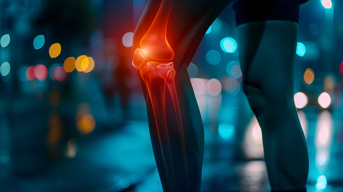 knee joints in visual image