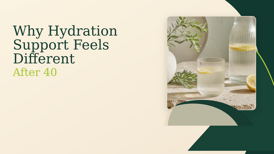 Why Hydration Support Feels Different After 40