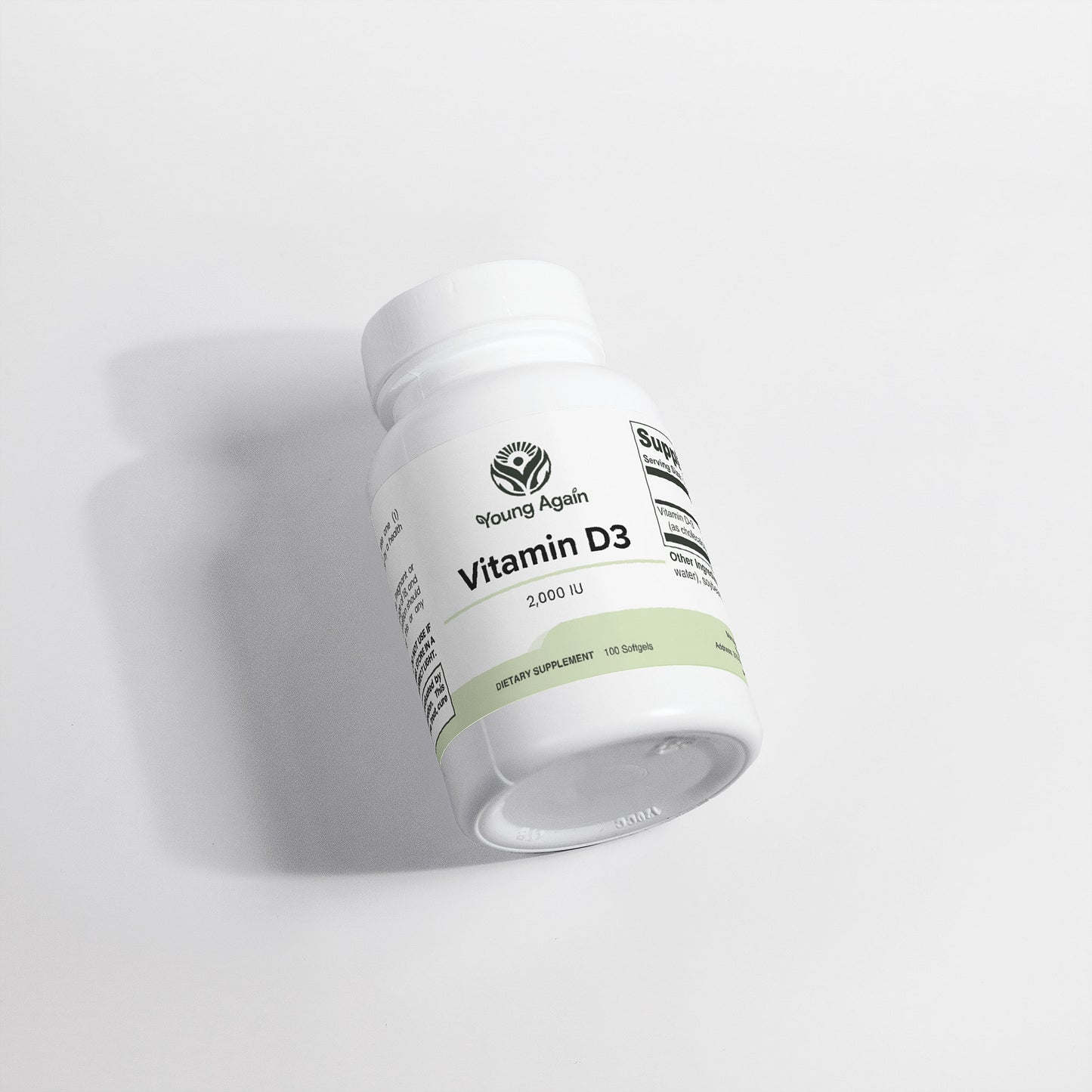 Vitamin D3 (2,000 IU) - A Natural Dietary Supplement