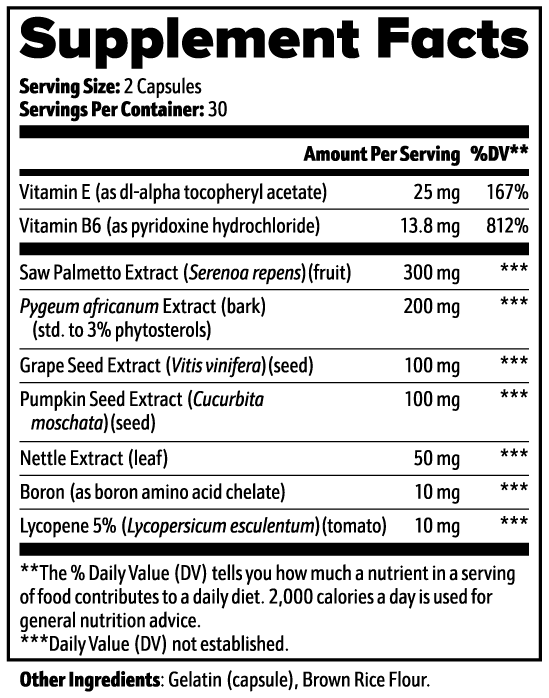 Prostate Support / Case