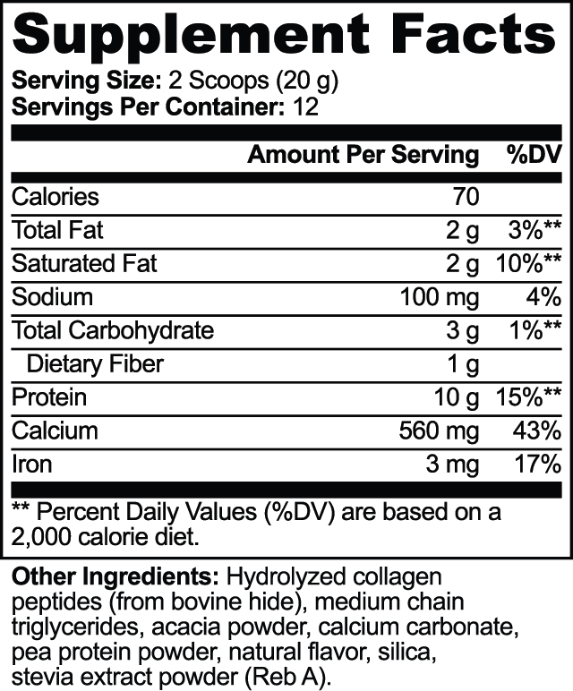 Daily Collagen Creamer | Vanilla