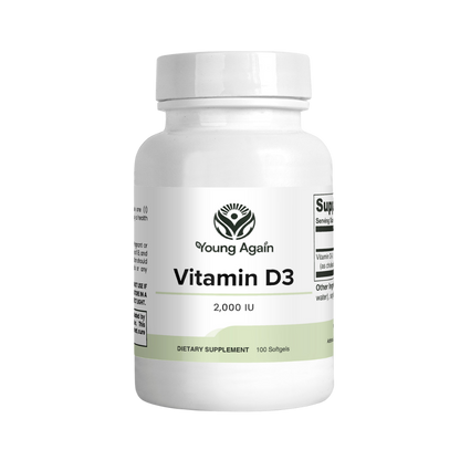 Vitamin D3 (2,000 IU) - A Natural Dietary Supplement