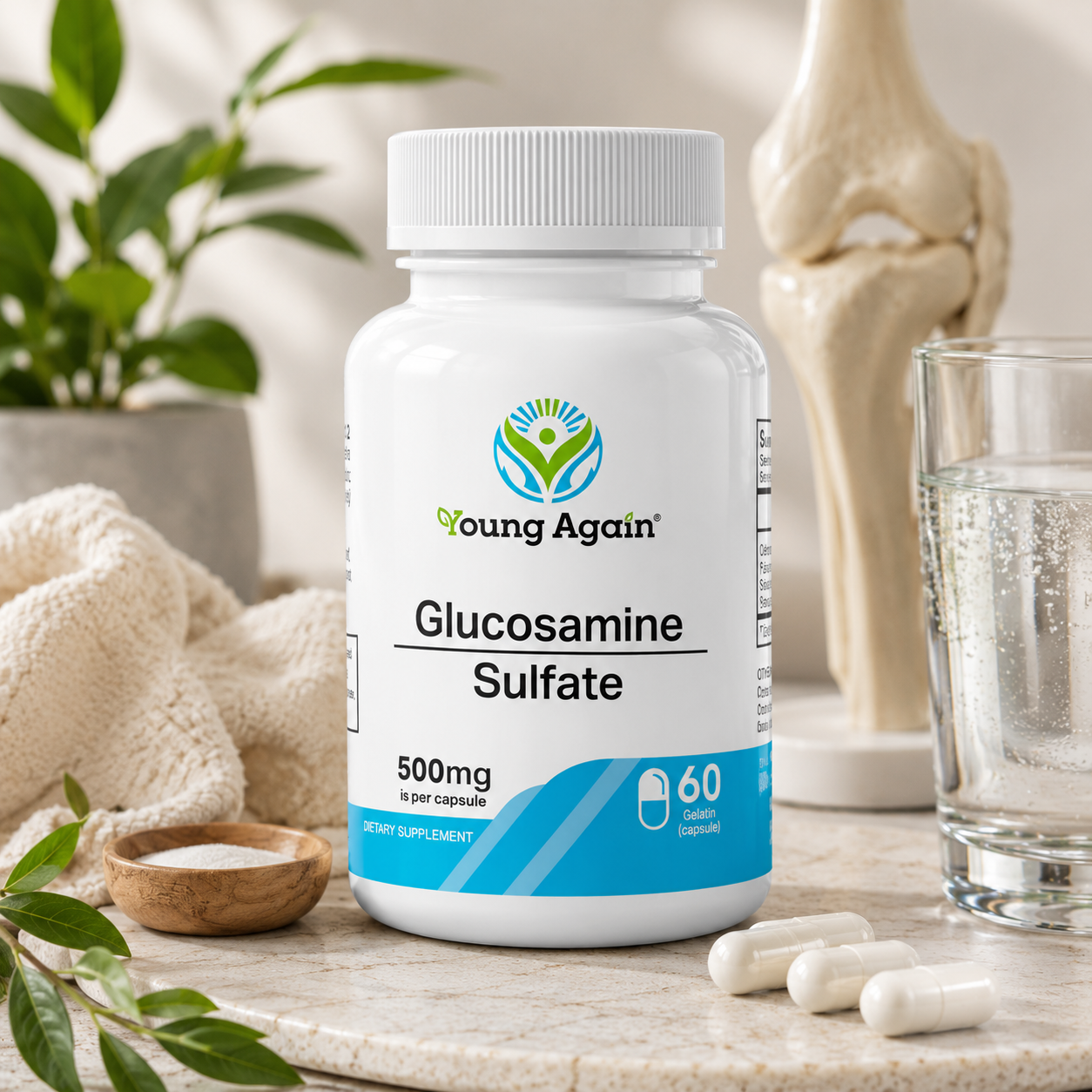 Glucosamine (Sulfate) - Best for Arthritis And Inflammation