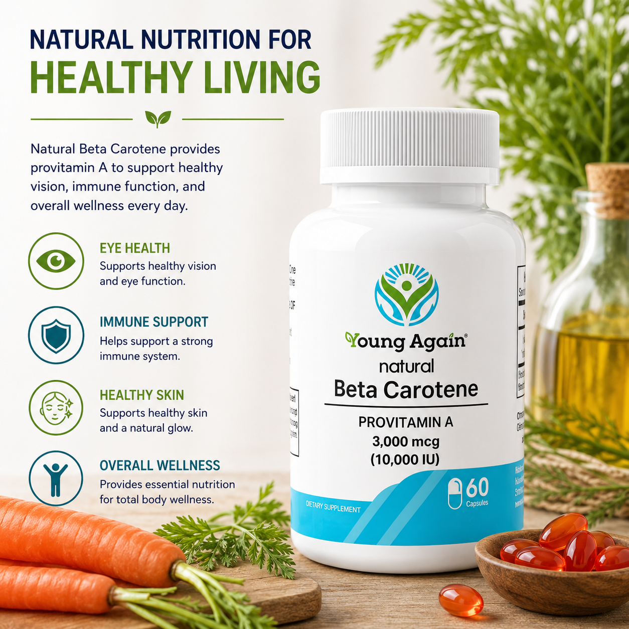 Beta Carotene - Best for Immune Function