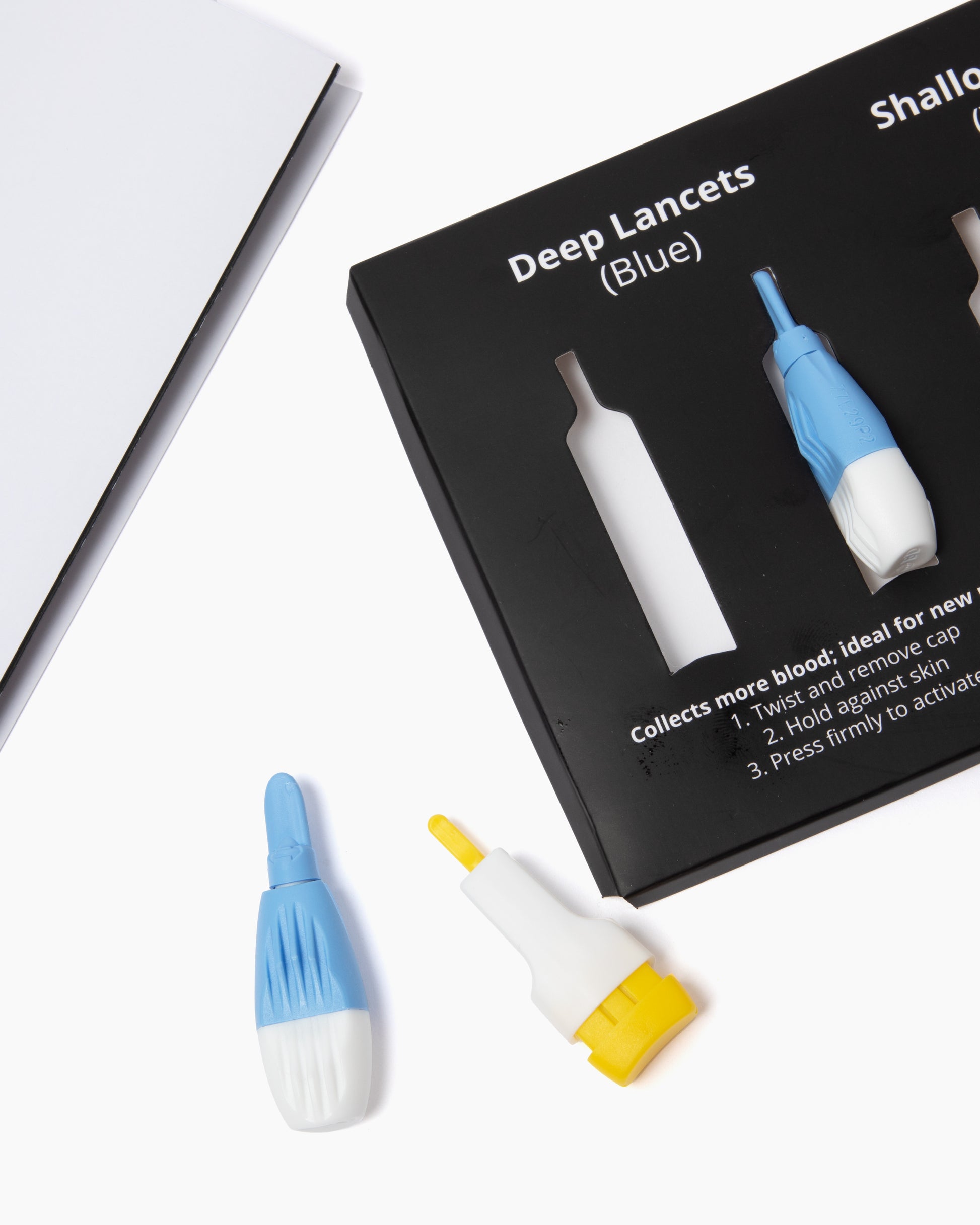 Deep Lancets (Blue) Biometer test kit