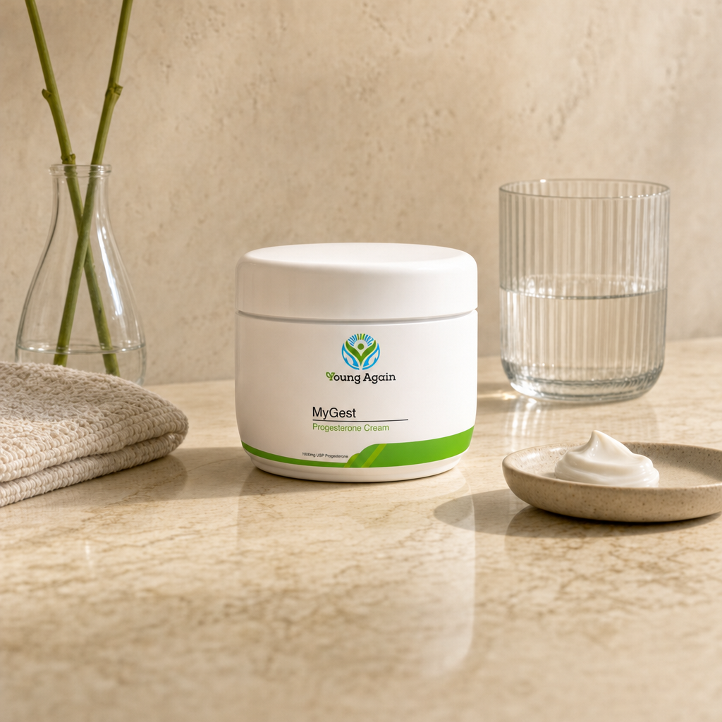 Young Again MyGest Progesterone Cream lifestyle
