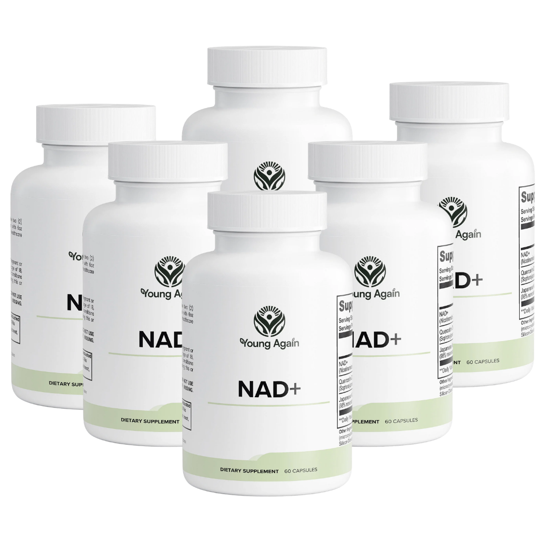 Young Again NAD+ 6 bottle offer