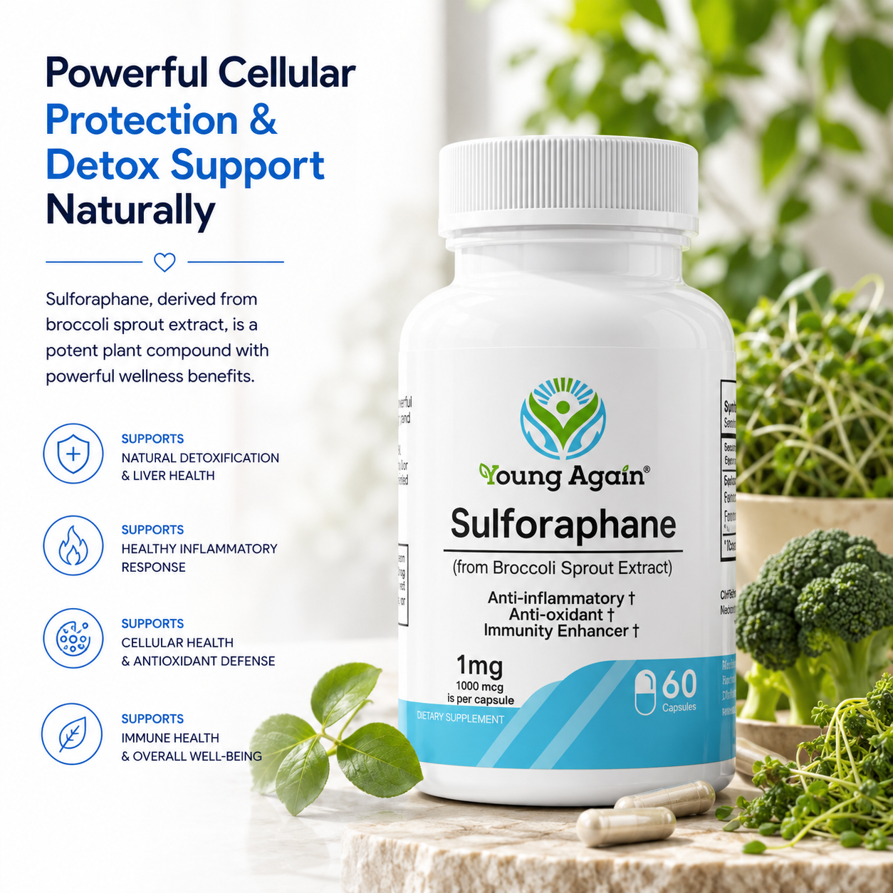 Sulforaphane - Natural Immunity Booster Supplement