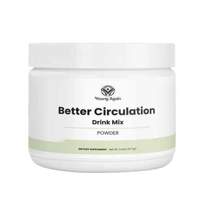 Young Again Better Circulation Drink Mix powder, transparent product image