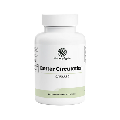 Young Again Better Circulation capsules, transparent product image