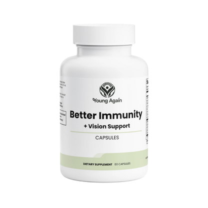 Young Again Better Immunity plus Vision Support capsules, transparent product image