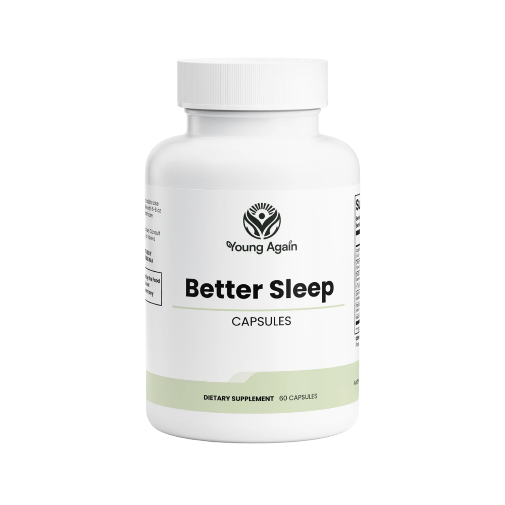Young Again Better Sleep capsules, transparent product image